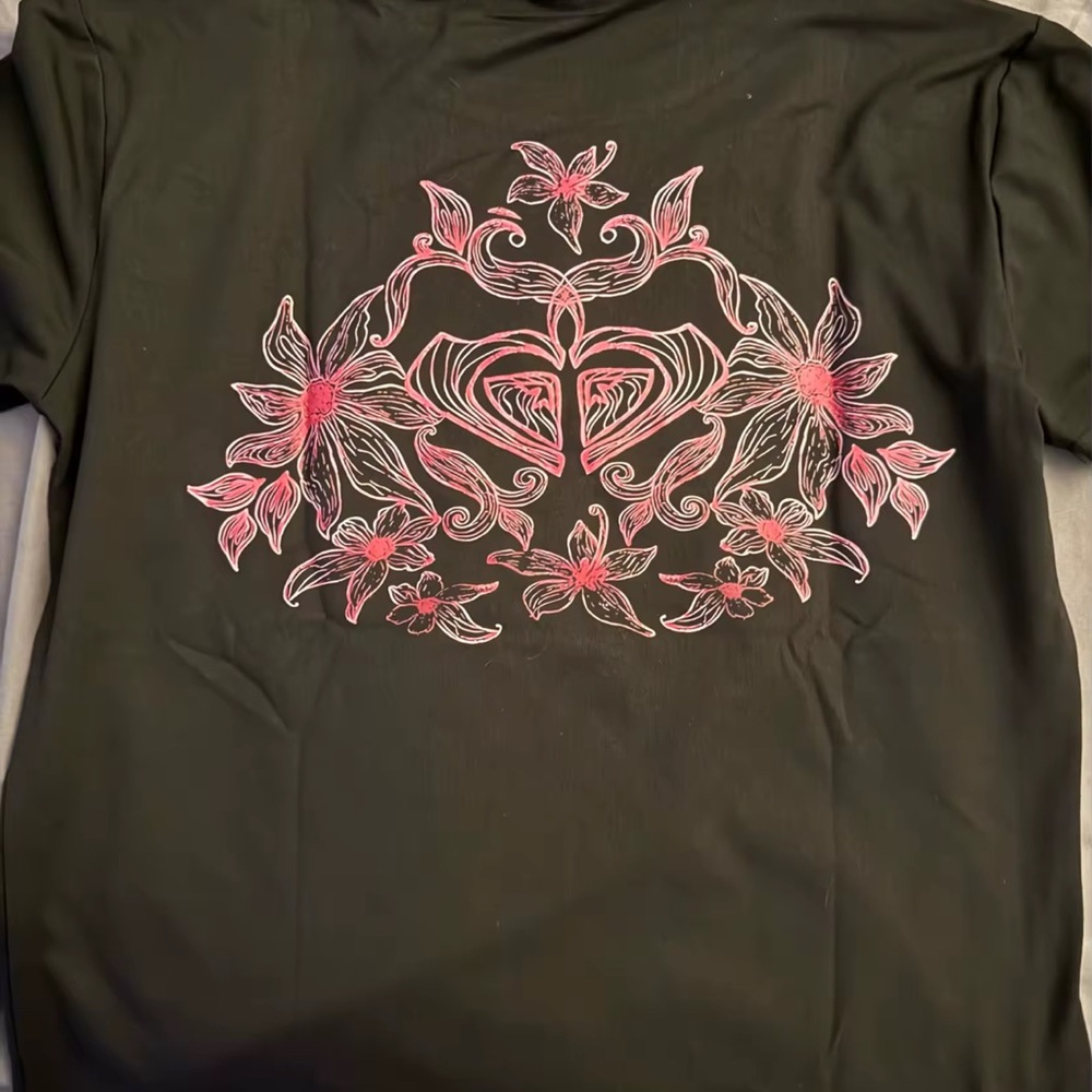 Black and Pink Graphic Short Sleeve Tee